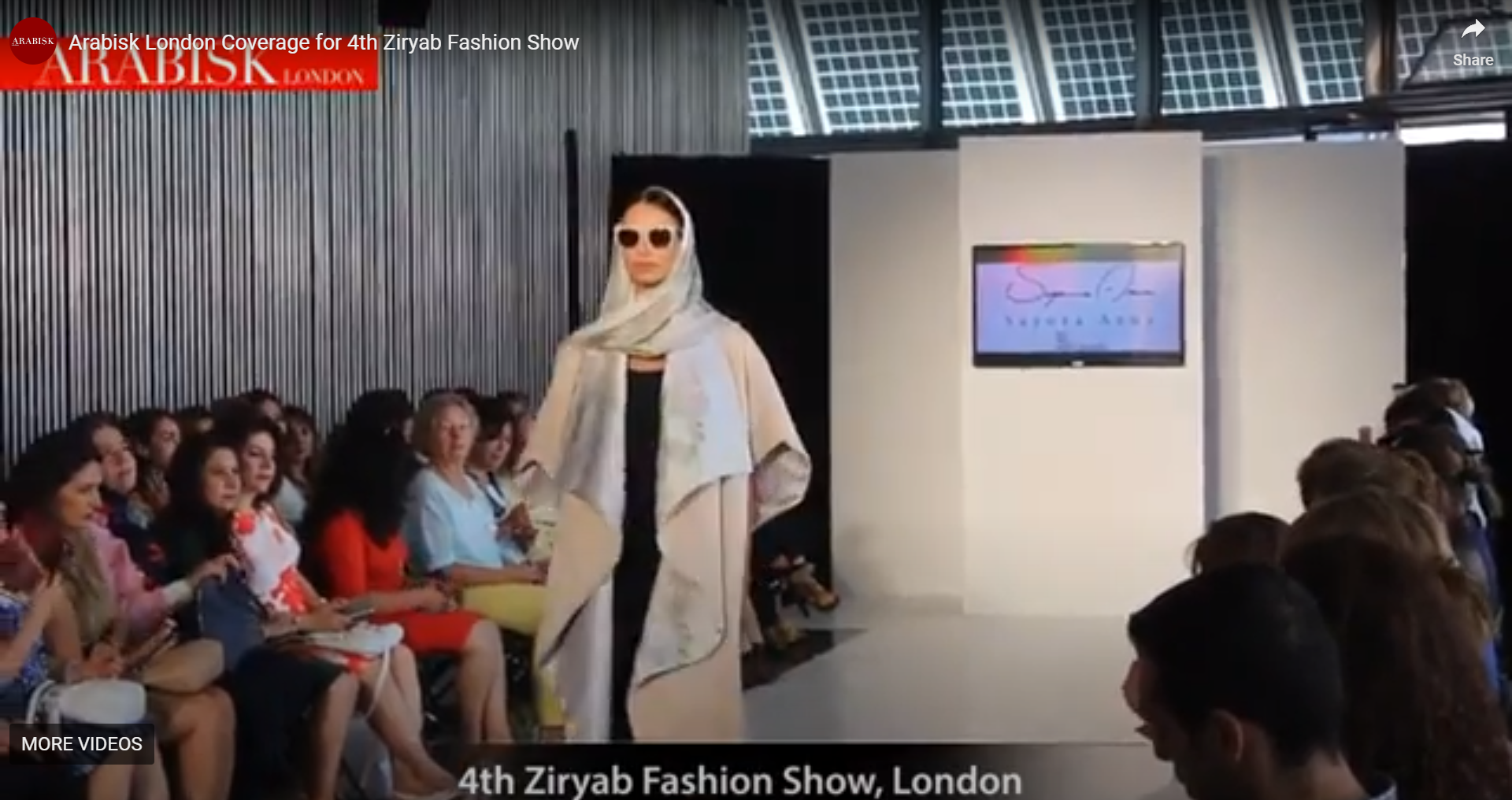 Arabisk London Coverage for 4th Ziryab Fashion Show