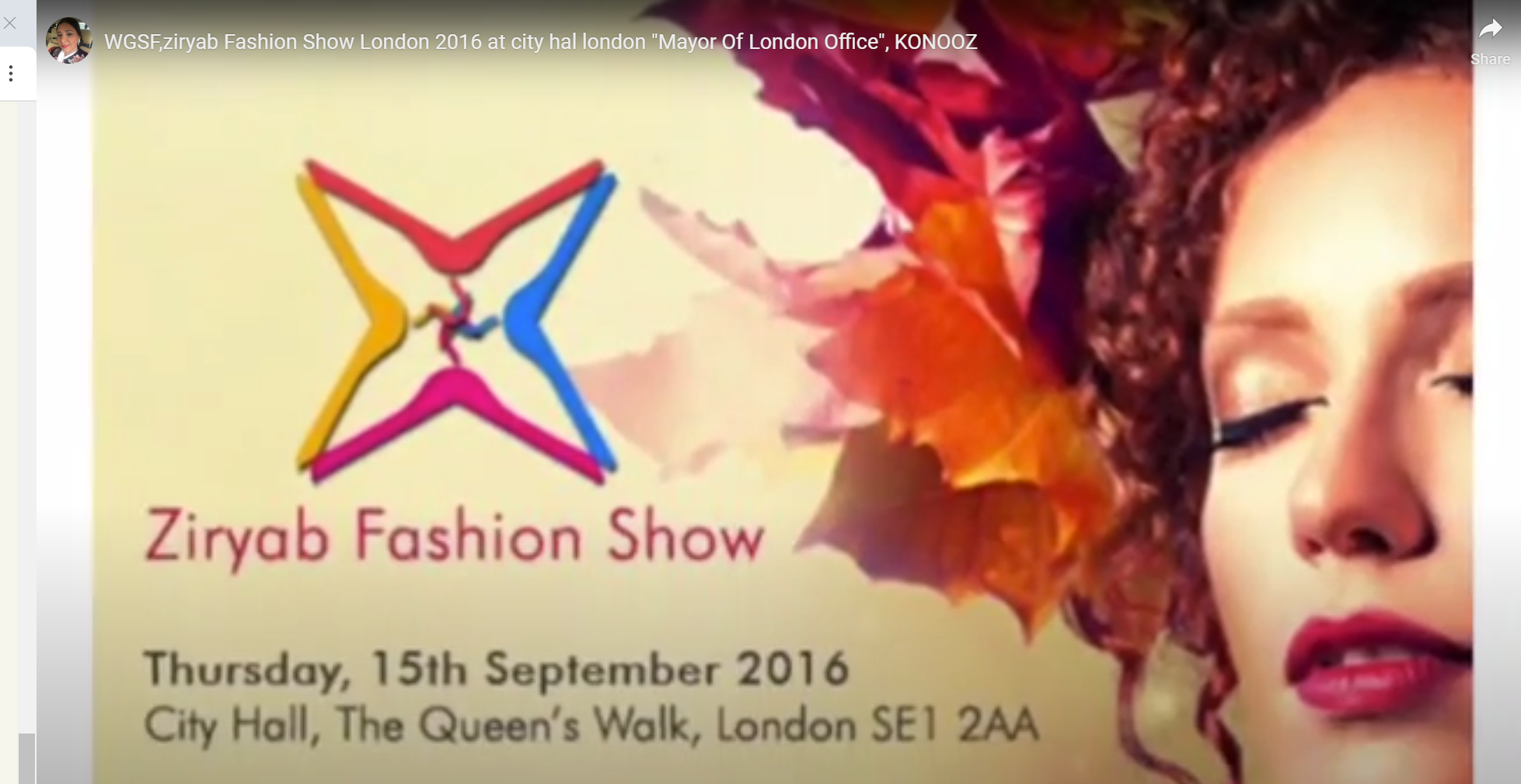 WGSF,ziryab Fashion Show London 2016 at city hal london "Mayor Of London Office", KONOOZ